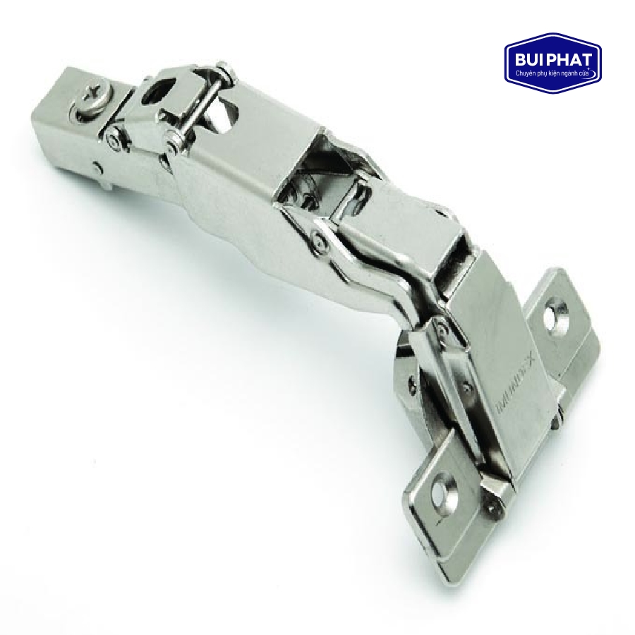Bản lề cài giảm chấn thép 165 độ_Trùm ngoài
