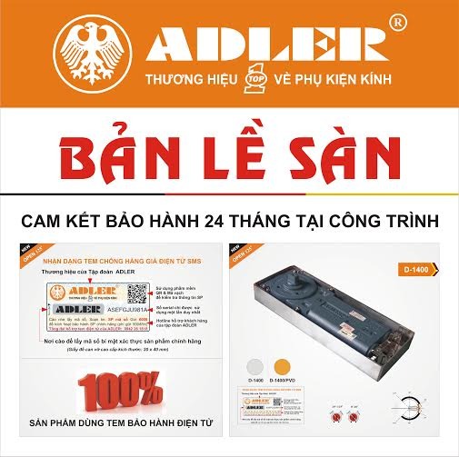Bản lề sàn Adler