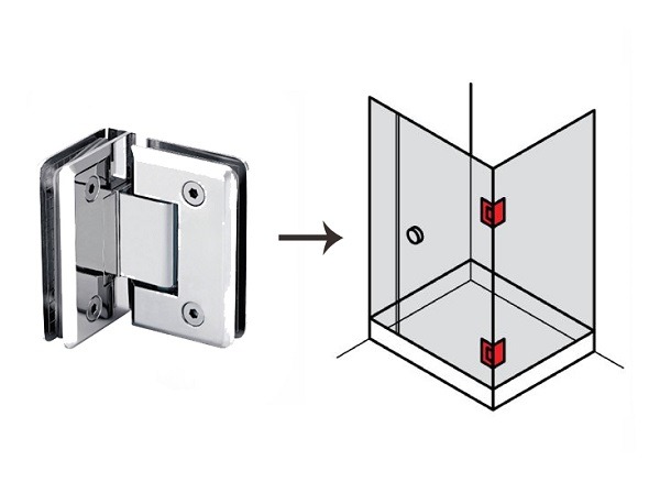 Tác dụng của bản lề cabin tắm kính