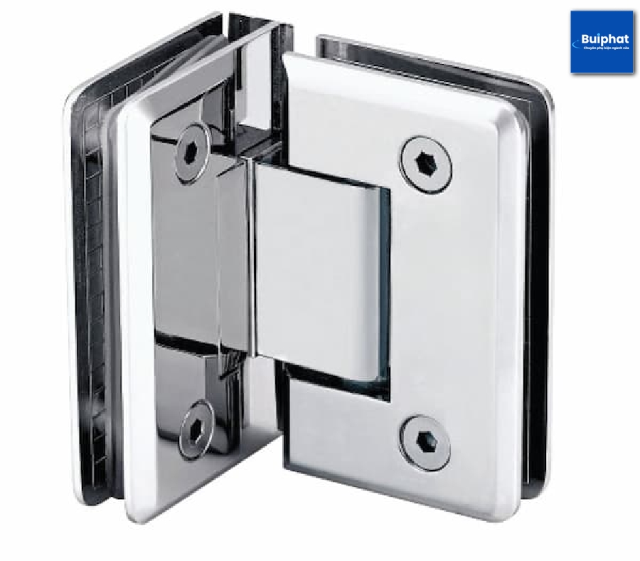 Bản lề vách tắm kính 90 độ kính kính