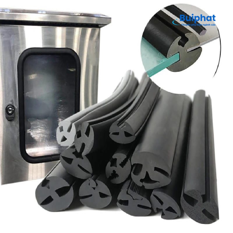 Gon cao su cửa kính cường lực