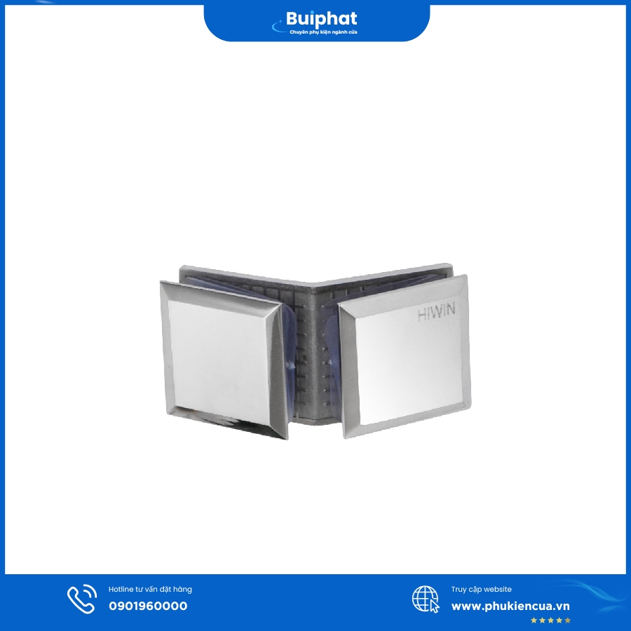 Kẹp định vị 135 độ kính kính