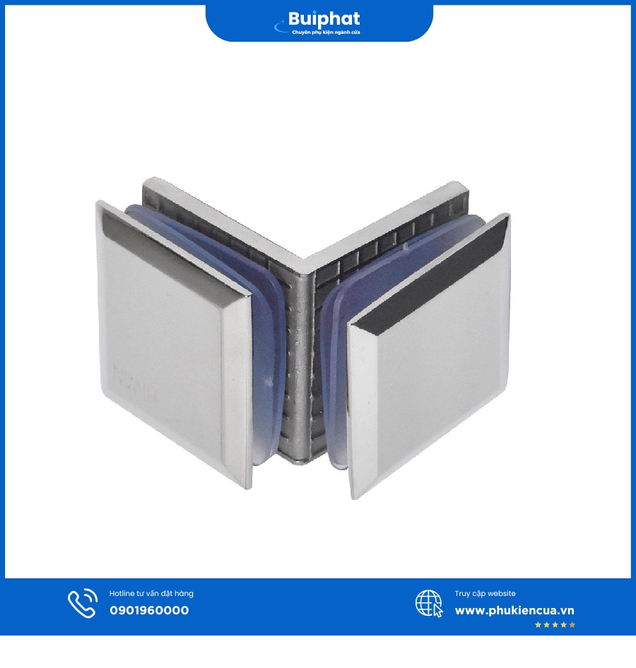 Kẹp kính 90 độ góc vuông