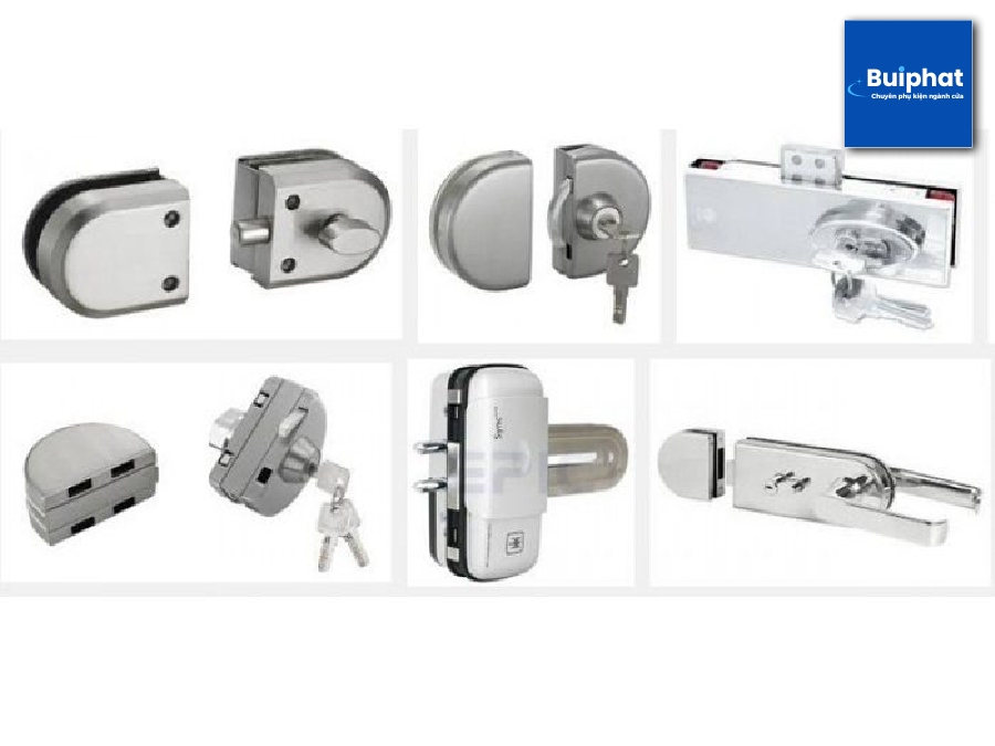 Khóa cửa kính cường lực