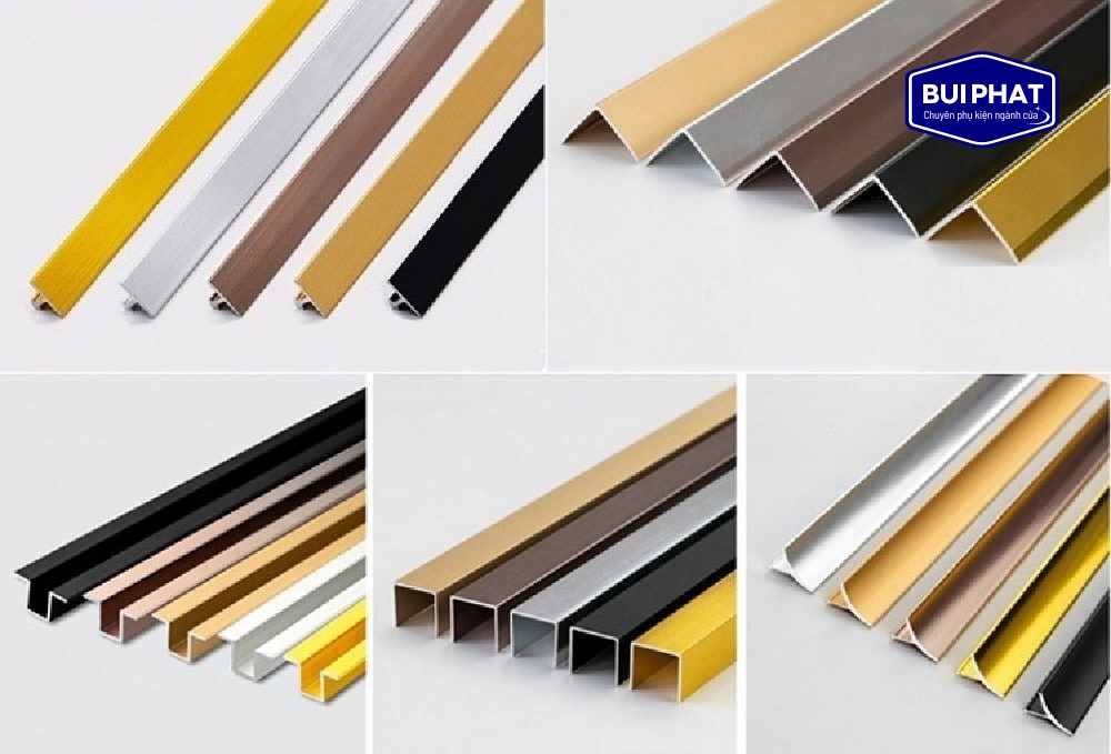 Các loại nẹp cửa nhôm kính giá tốt nhất hiện nay