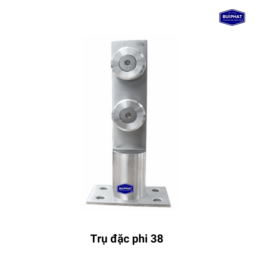 Trụ đặc phi 38 (trụ cầu thang kính)