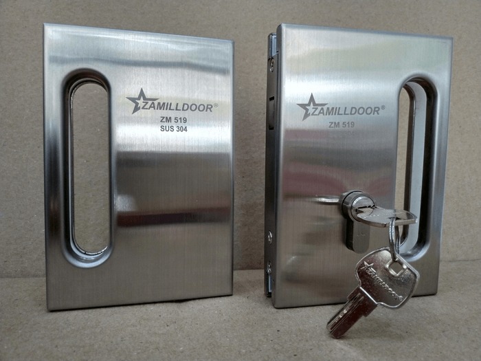 Khóa cửa Kính Lùa 2 cánh Zamilldoor sang trọng